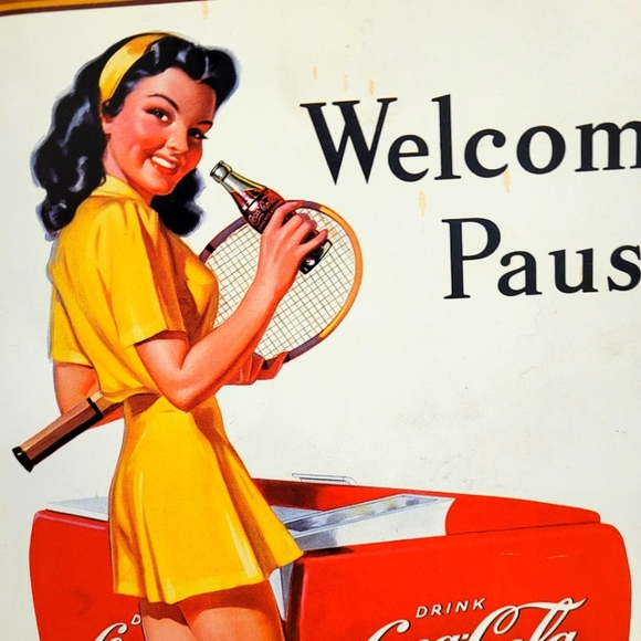 Vintage Coca-Cola tin sign - Picture 4 of 9